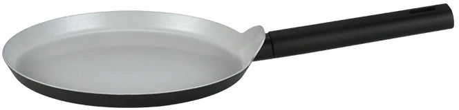 Pancake Pan, 28 cm, Ceramic Coating, Juodas