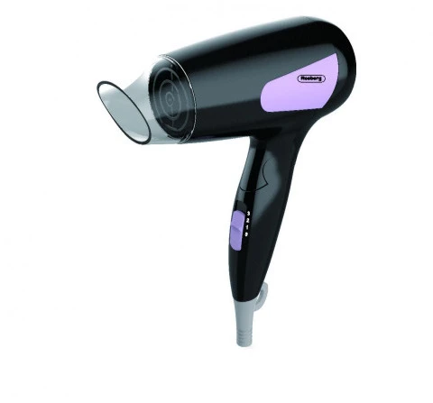 Plaukų džiovintuvas, 1200W, Sulankstoma rankena, Juoda/Violetinė, 551100NBPP, Rosberg