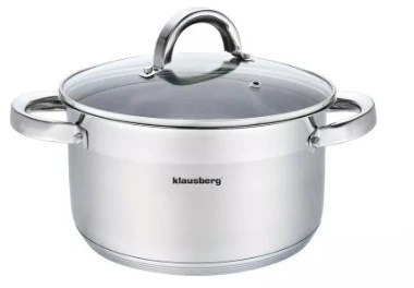 Puodas Plieninis puodas, 24 cm skersmens, 6,0 l, Klausberg