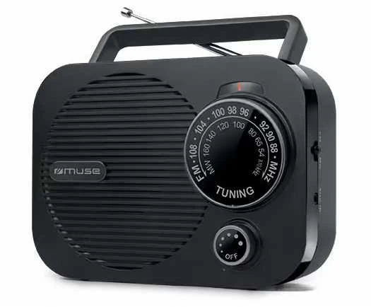 Muse | M-050 R | Portable radio | AUX in | Juodas