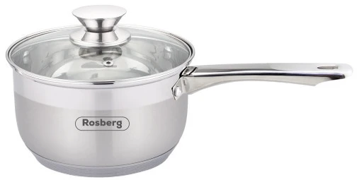 Puodas su dangčiu, 16 cm, 1.9L, Nerūdijantis plienas, 5R1210H16K, Rosberg