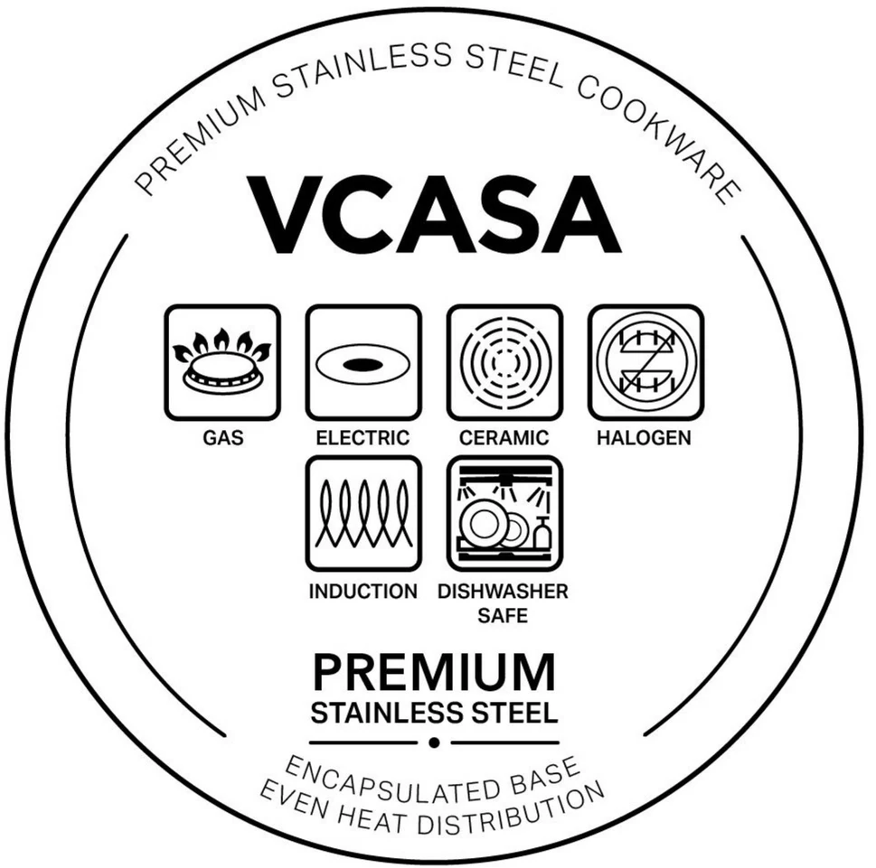Kaistuvas stal, śr.16cm 1,6l VCASA
