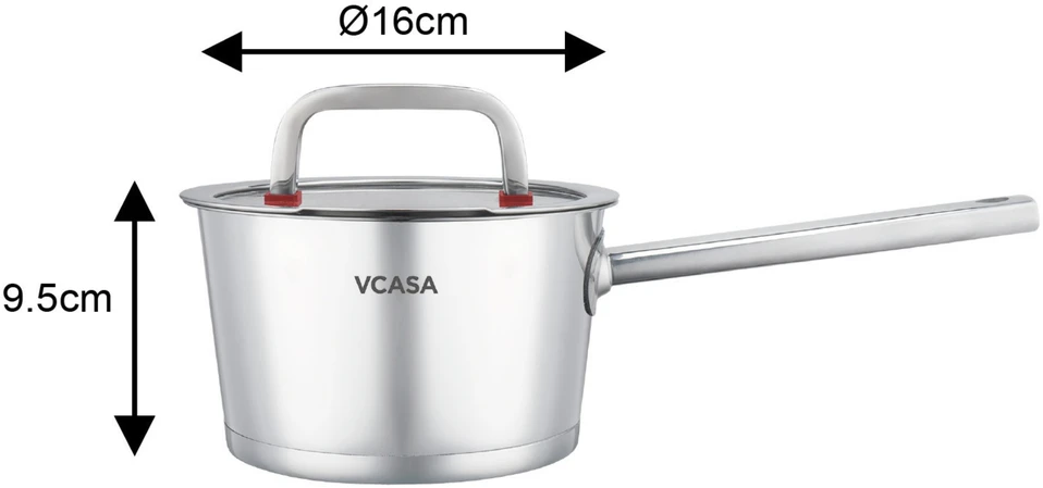Kaistuvas stal, śr.16cm 1,6l VCASA