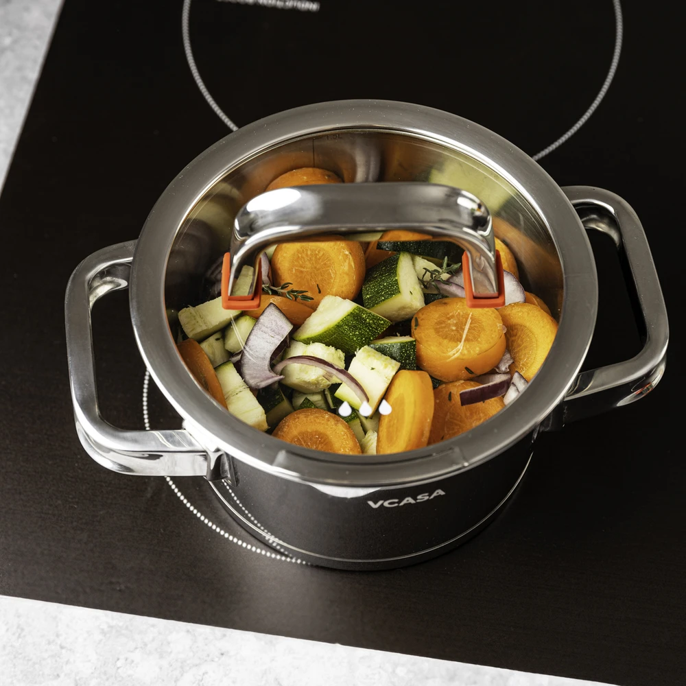 Puodas stal, śr.16cm 1,6l VCASA