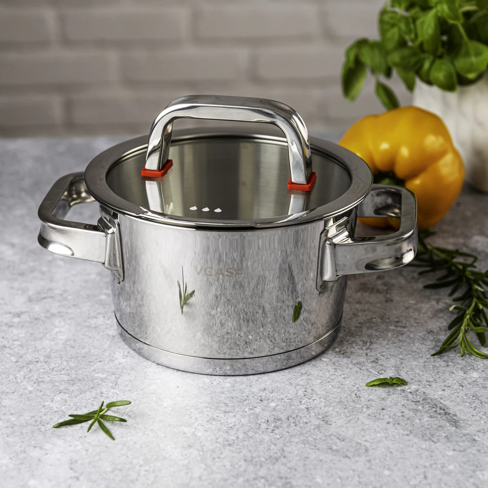 Puodas stal, śr.16cm 1,6l VCASA