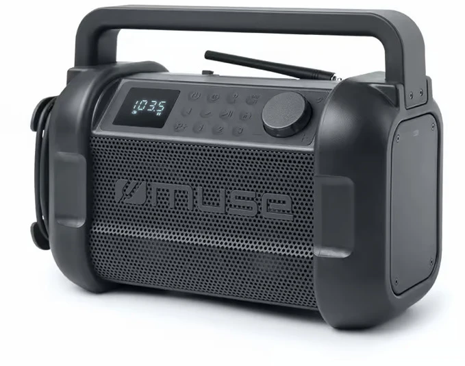 Muse | M-928 FB | Radio Speaker | Atsparus vandeniui | Bluetooth | Belaidė jungtis | Portable | NFC features | Juodas