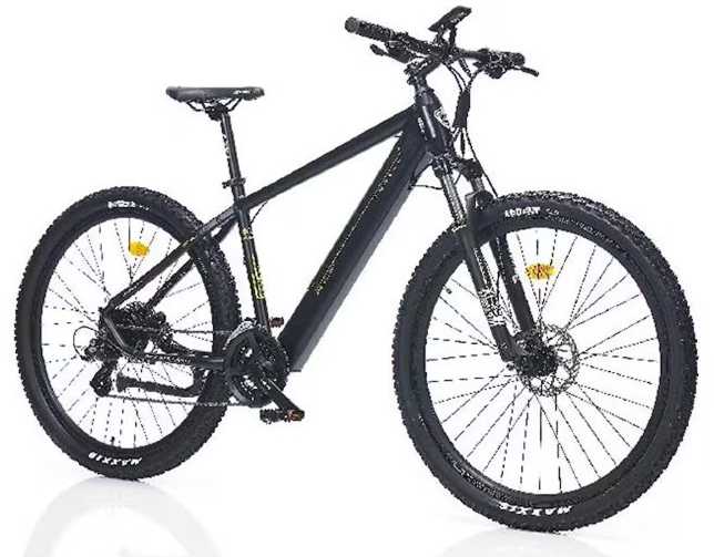 Electric Kalnų dviratis 27.5" Corelli Ralf HD TopVelo Shimano, 18" aluminum frame, juodas