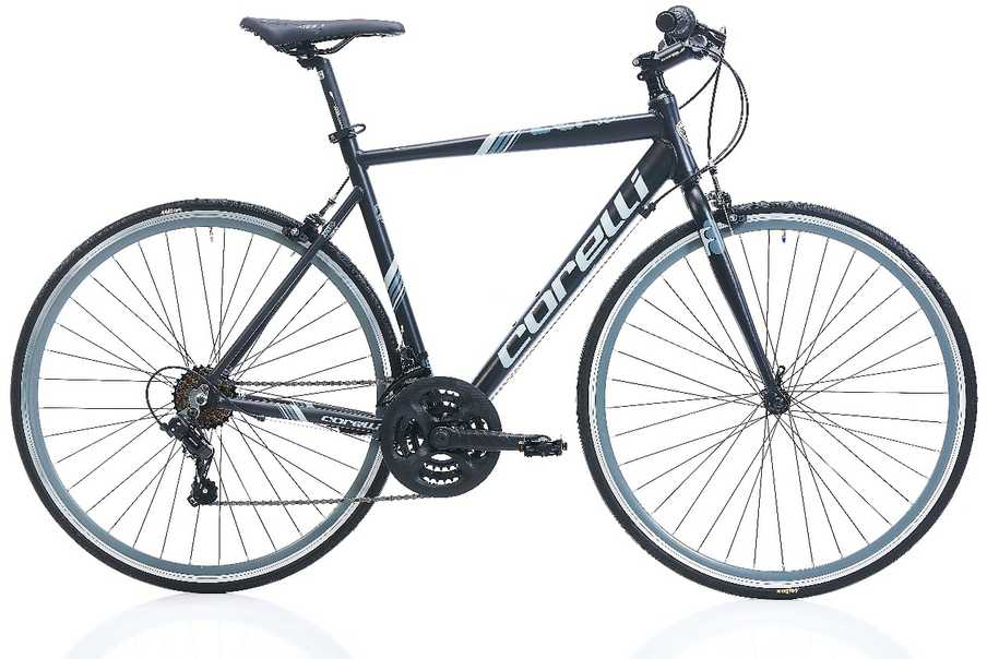 Road Bicycle 28" Corelli Fitbike Zero Caliper TopVelo Shimano, 52 cm frame, pilkas