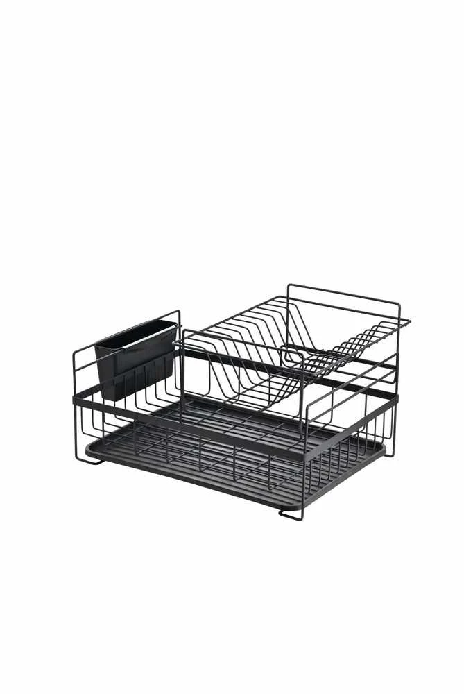Rosberg 5R53000PBL, indų džiovyklė, 2 lygiai, 45x32,5x27,3 cm, juoda