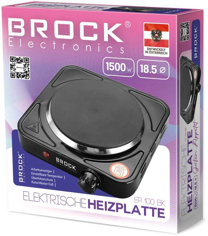 BROCK EP 100 BK El. skruzdėlės.viryklė
