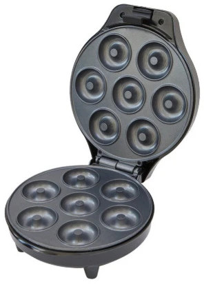 Sumuštinių keptuvas Oliver Voltz 5OV51442GC, spurgų kepimo aparatas, 1200 W, 7 spurgos, juodas