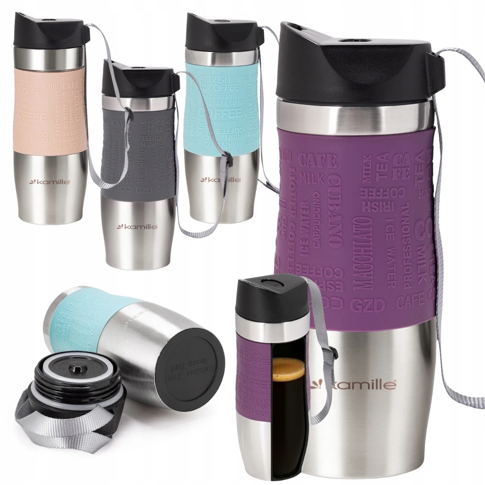 Termopuodelis Kamille KM-2052 (380 ml) smėlio spalvos