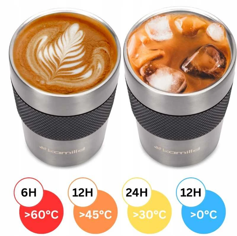 Termosinis puodelis 360 ml (tamsiai pilkas), 2150, KAMILLE