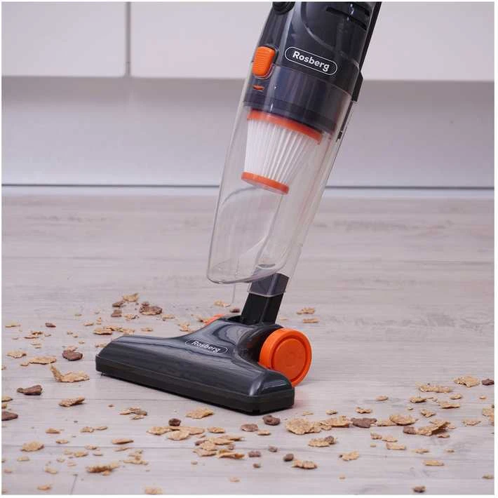 Vertikalus dulkių siurblys, cikloninis 2in1 Rosberg R51001A, 600W, 0.8L
