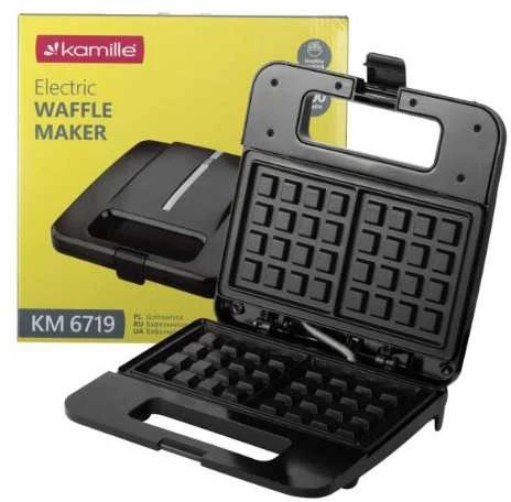 Vaflių keptuvė «Kamille 6719» (vaflinė traškiems vafliams) 800 W