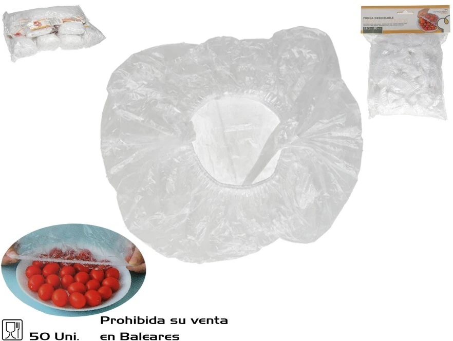 Eurus Jednorazowe torby na żywność X50 2.00 x 12.00 x 0.50 KITCHEN&GO