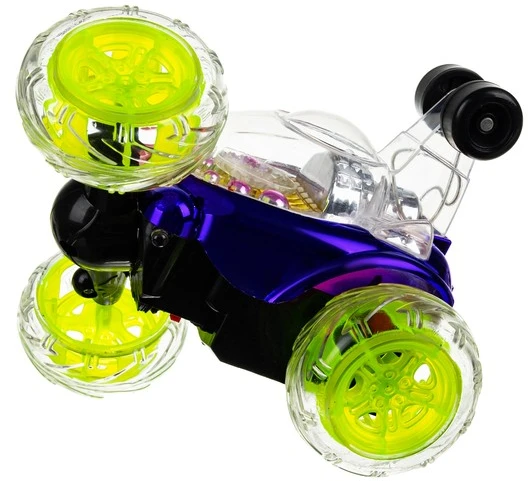 Iso Trade 360° akrobatinis automobilis su pulteliu CRAZY TWISTER ir ledinėmis šviesomis
