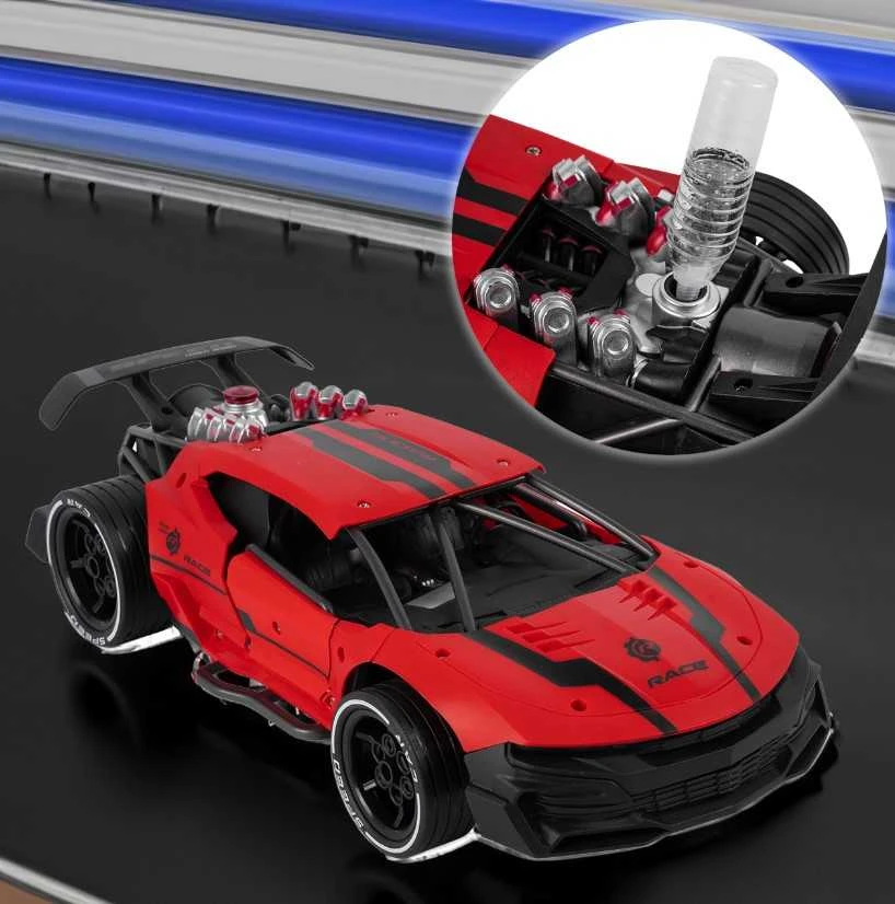 Malplay Nuotoliniu būdu valdomas automobilis skleidžiantis dūmus, RC
