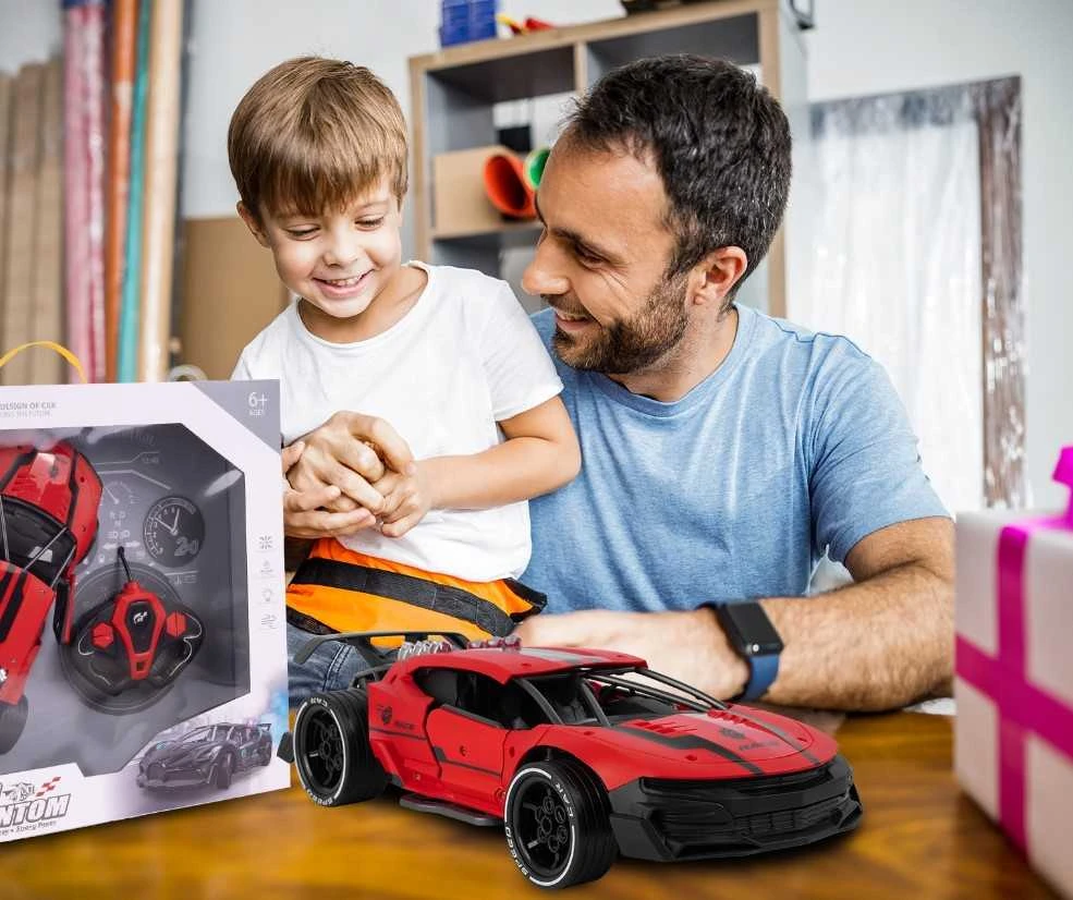 Malplay Nuotoliniu būdu valdomas automobilis skleidžiantis dūmus, RC
