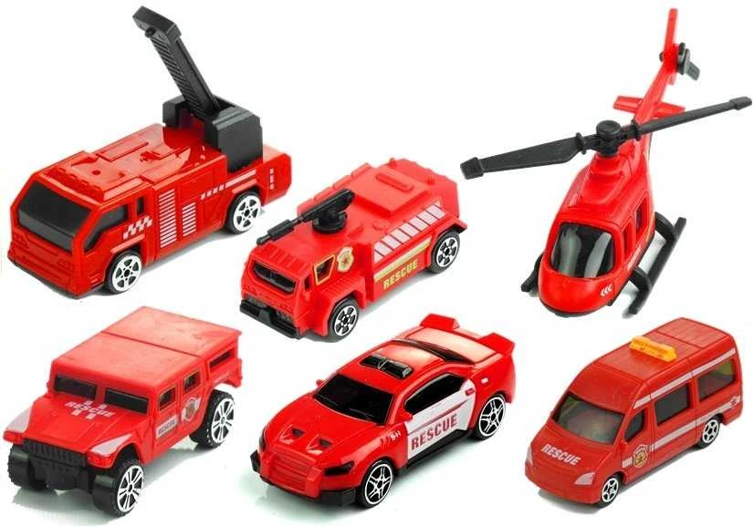 Lean Toys Autovežis „Gaisrinės transporteris“ su priedais