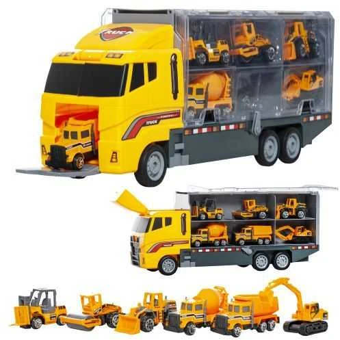 Kruzzel TIR sunkvežimio komplektas su 6 automobiliais 22481