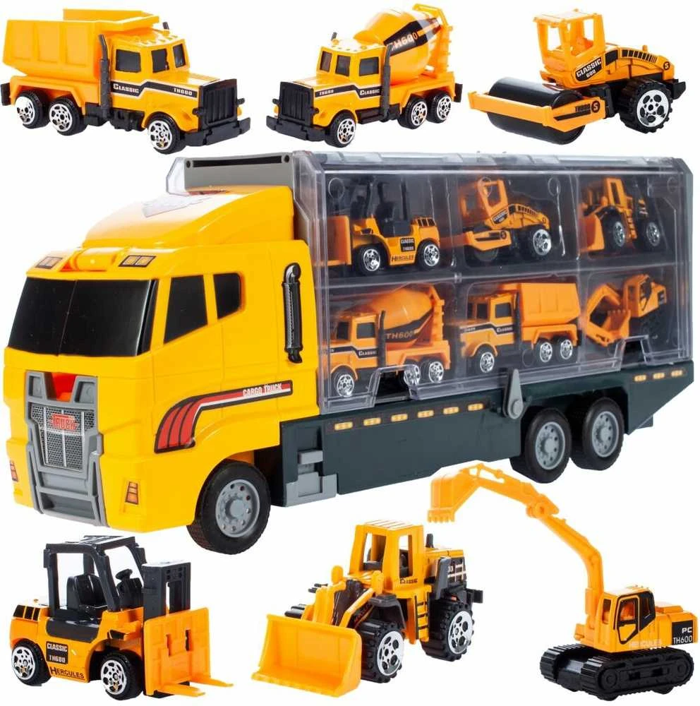 Kruzzel TIR sunkvežimio komplektas su 6 automobiliais 22481