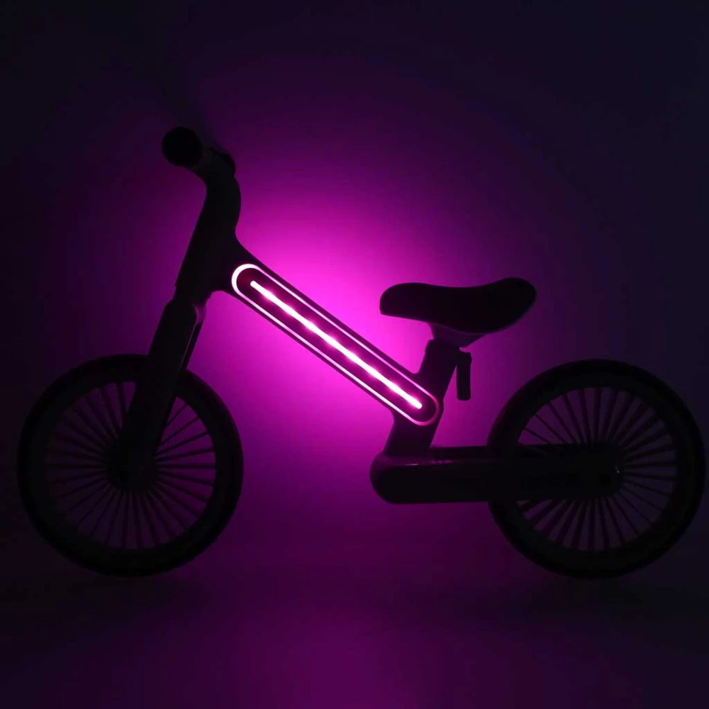 Balansinis dviratis Trike Fix Glow LED rėmas, rožinis