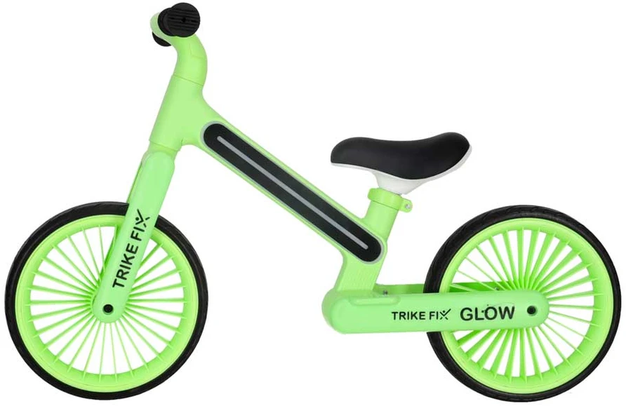 Balansinis dviratis Trike Fix Glow LED rėmas, neoninė žalia