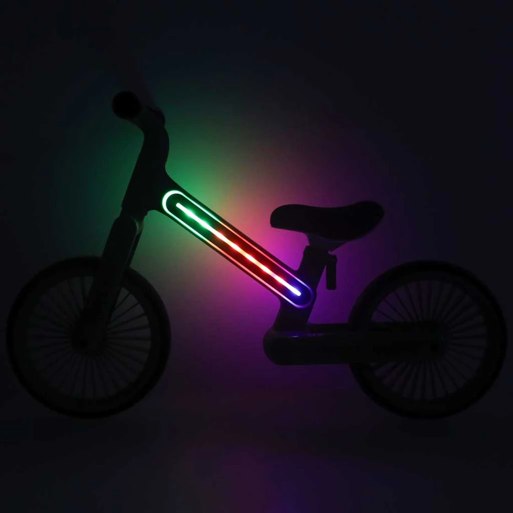 Balansinis dviratis Trike Fix Glow LED rėmas, rožinis