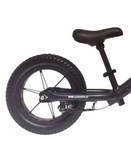 Lean Bike Balansinis dviratis Levi Juodas su pripučiamais ratais