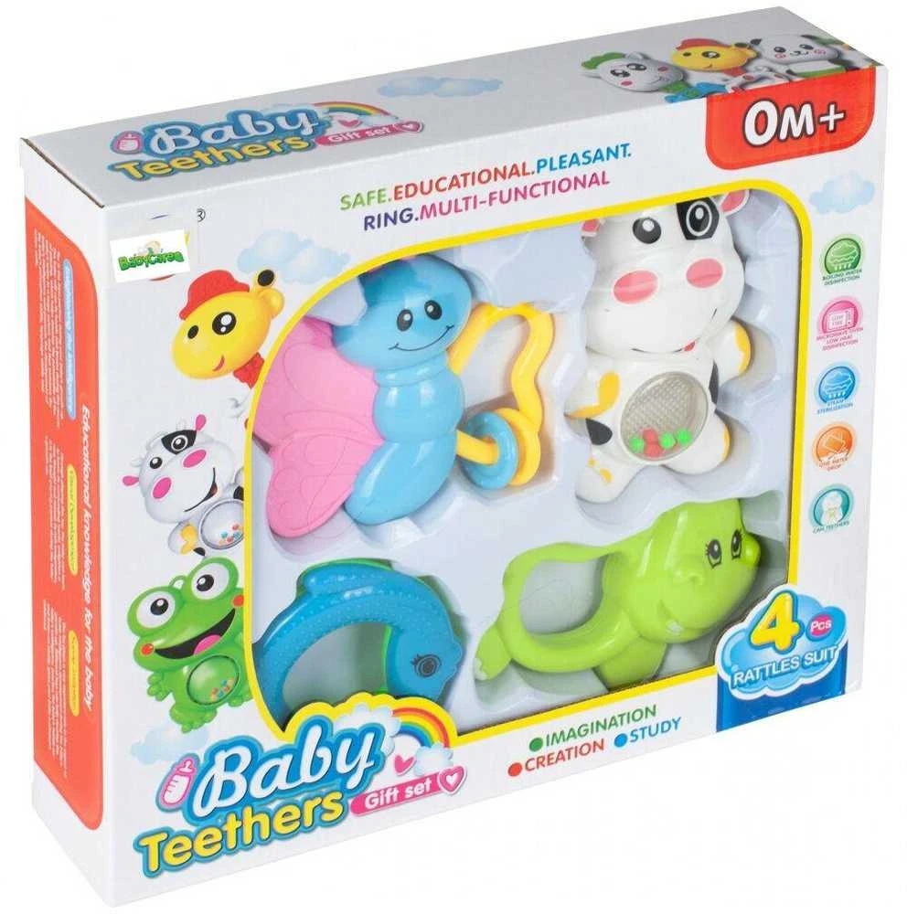 Malplay Barškučių rinkinys kūdikiui, 4 vnt
