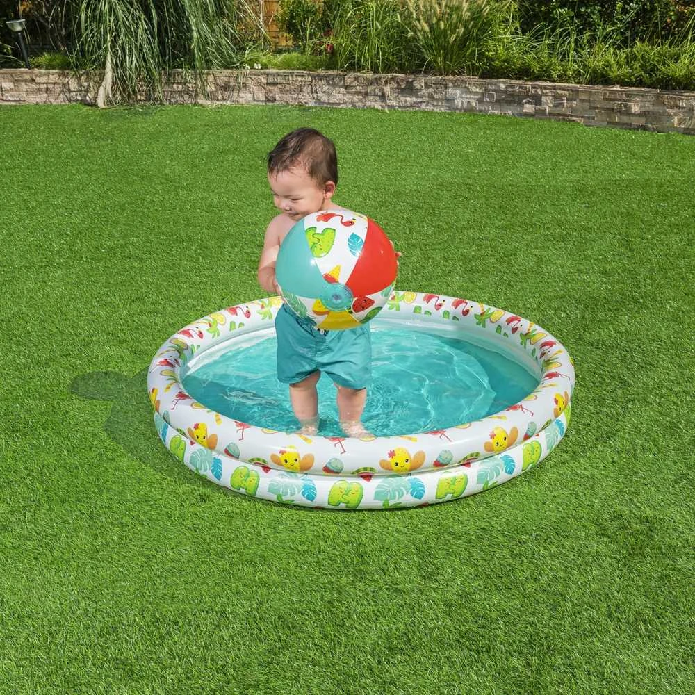 BESTWAY pripučiamas baseino rinkinys vaikams Play Pool , 1.22m x 0.20m, 51124
