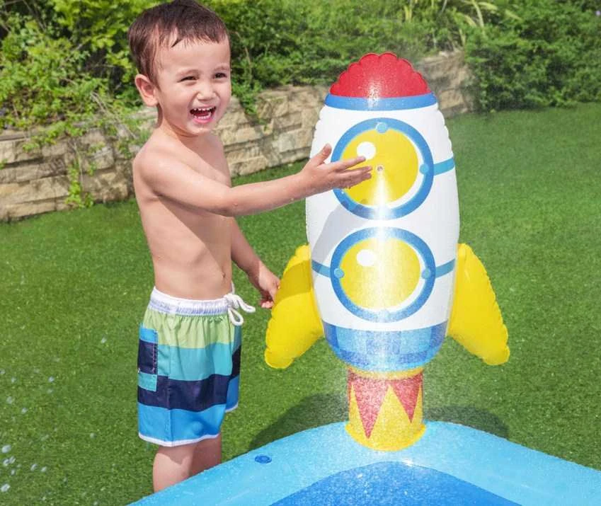 BESTWAY pripučiamas žaidimų centras Little Astronaut, 2.28m x 2.06m x 0.84m, 53126
