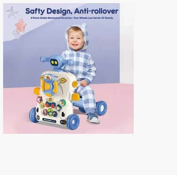 Malplay Lavinamasis daugiafunkcis stumdukas paspirtukas kūdikiams, 5in1