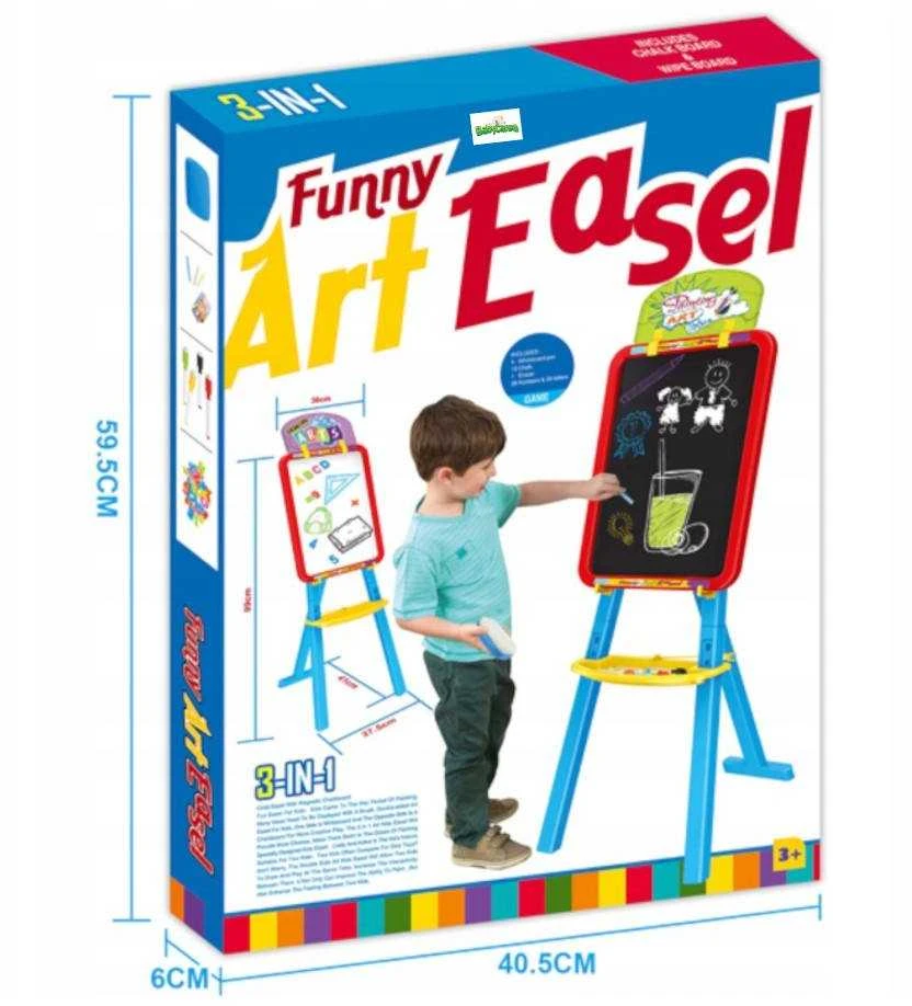 Blue Mėlyna Magnetinė Piešimo Lenta “FUNNY ” Mėlyna