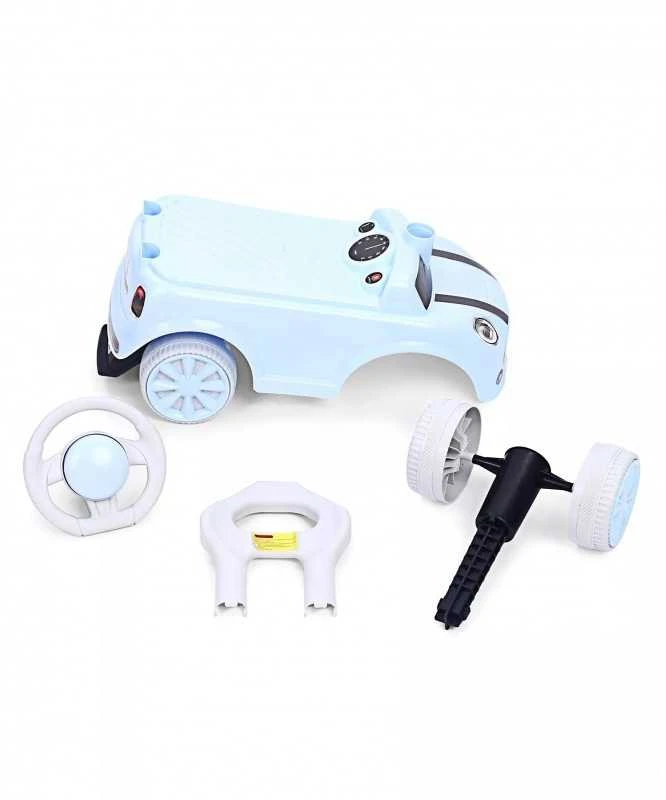 Blue Mėlyna Mašinėlė - stumdukas „MINI COOPER“ Mėlyna