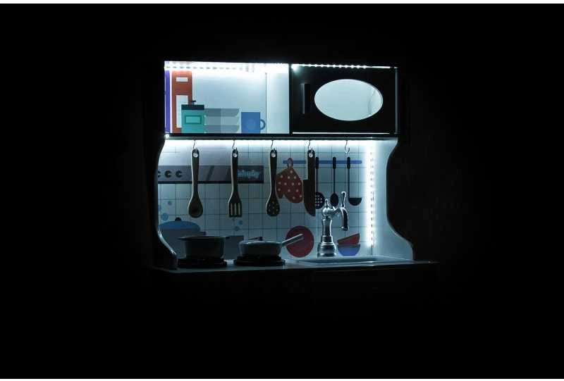 Daugiafunkcinė moderni medinė virtuvėlė Play Kitchen