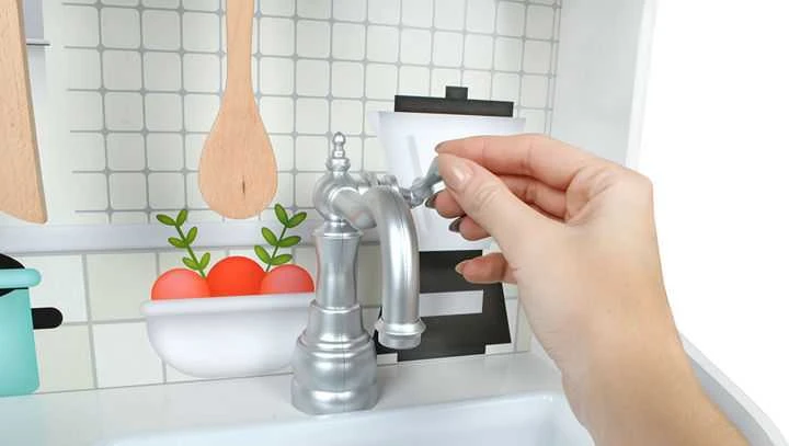 Daugiafunkcinė moderni medinė virtuvėlė Play Kitchen