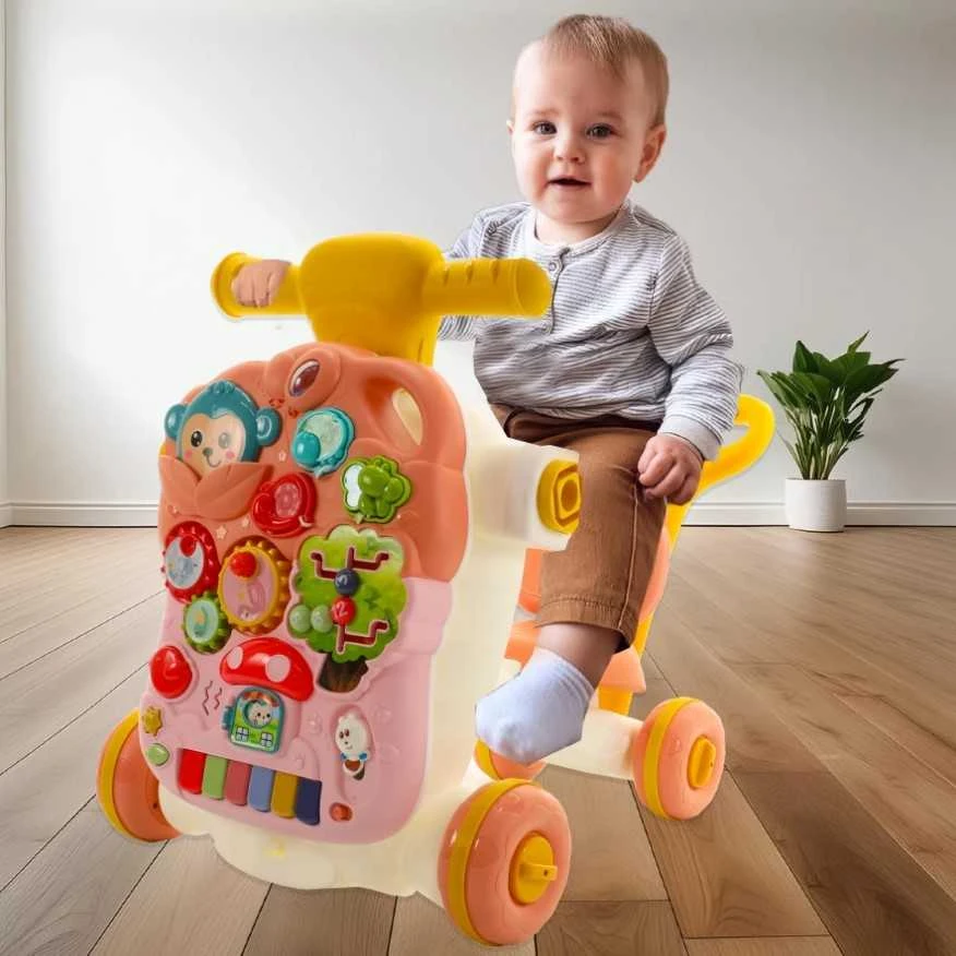 Malplay Lavinamasis daugiafunkcis stumdukas kūdikiams, 4in1