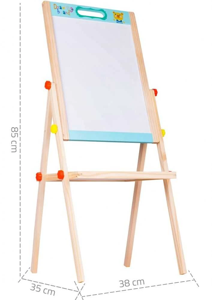 Malplay Medinė piešimo lenta 85 cm. aukštis