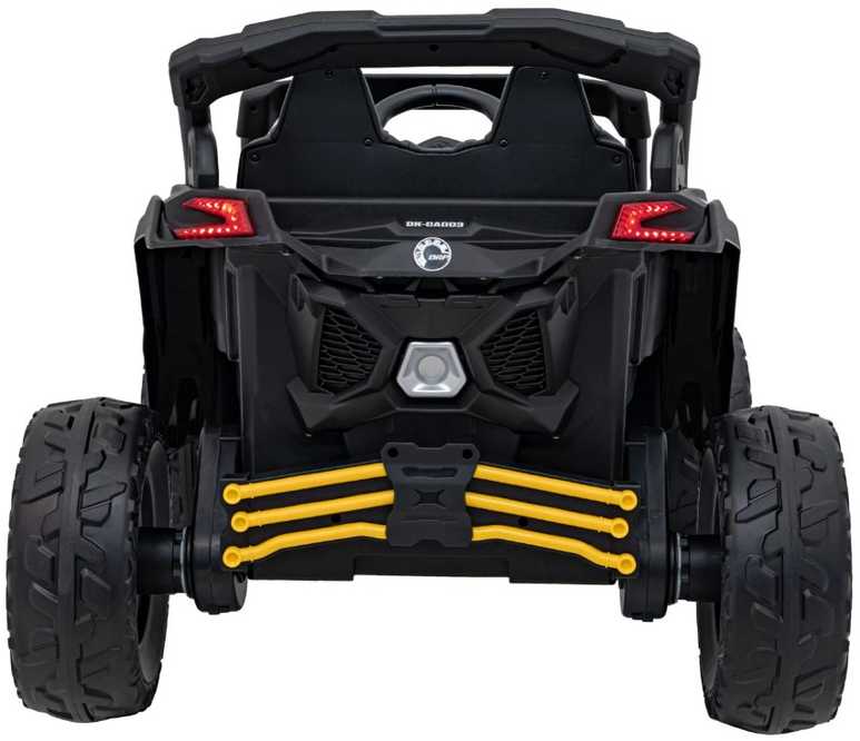 Akumuliatorinis keturratis vaikams Jokomisiada Buggy 4x4, 800W, PA0299 ZO | spalva: geltona/juoda