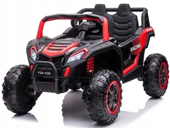 Ramiz Elektromobilis Buggy UTV Racing 4x4 raudonas, vienvietis