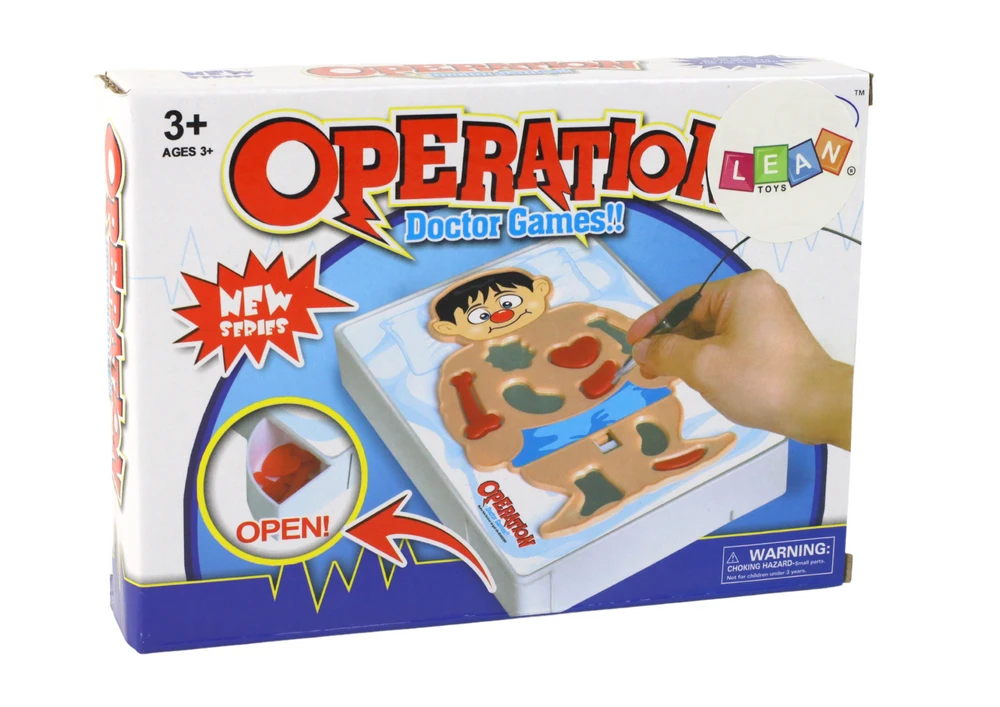 Lean Toys Edukuojantis žaidimas „Mažasis daktaras“