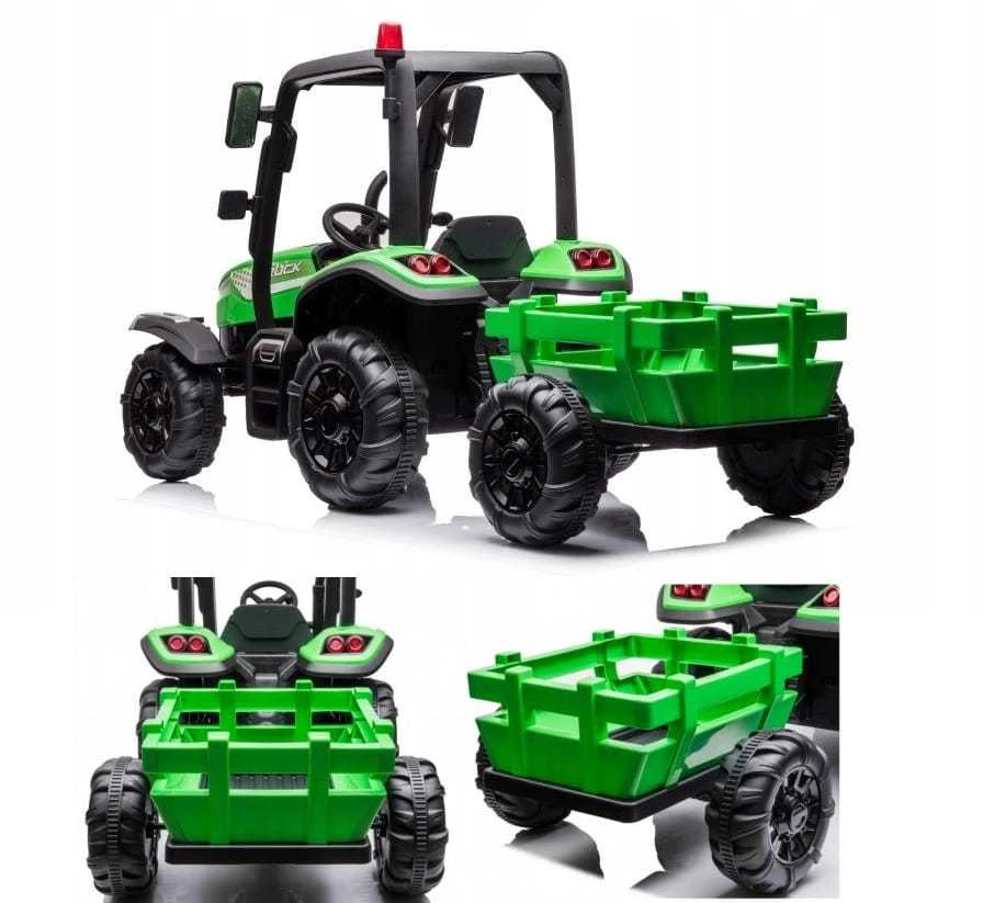 Lean Cars Elektrinis traktorius vaikams BLT-206, žalias
