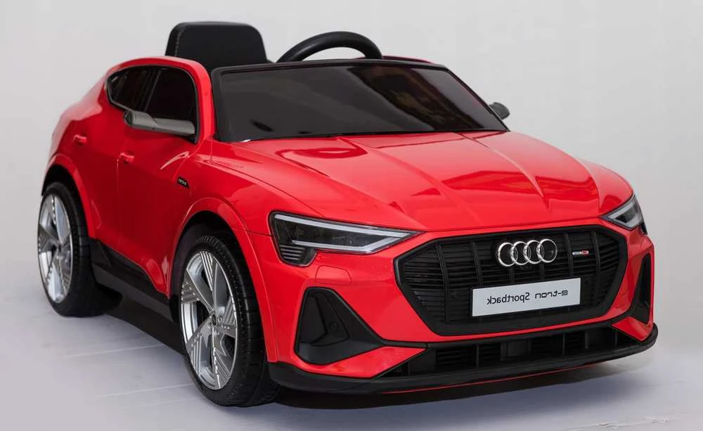 Ramiz Elektromobilis vaikams Audi E- Tron QLS-6688, 4x4, raudonas