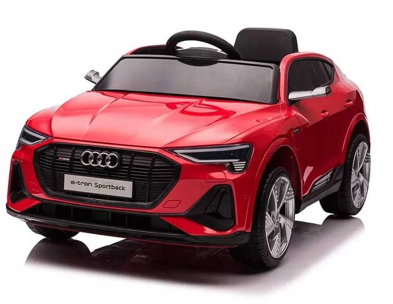 Ramiz Elektromobilis vaikams Audi E- Tron QLS-6688, 4x4, raudonas