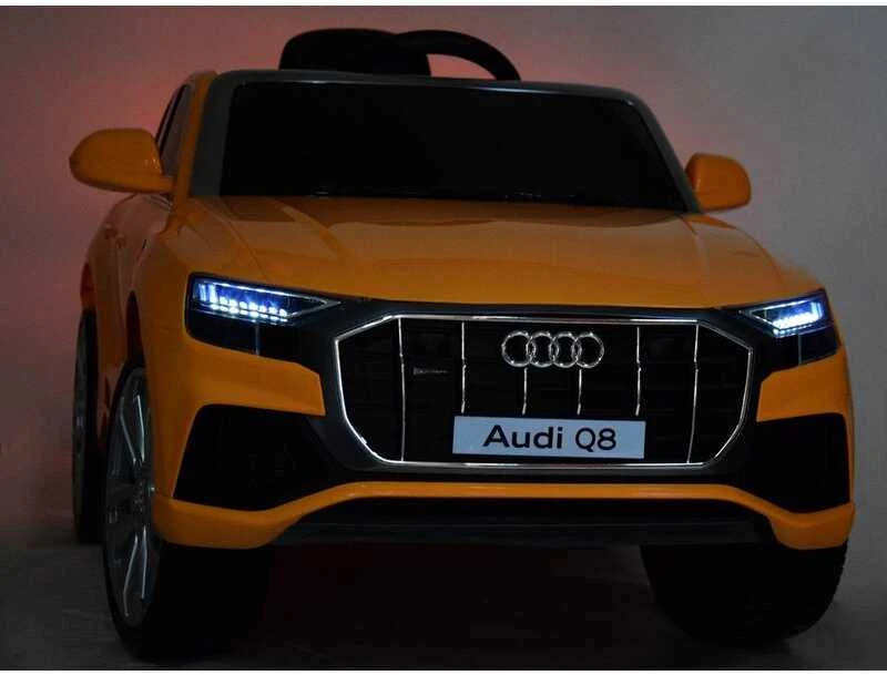 Lean Cars Elektromobilis vaikams Audi Q8 JJ2066, geltonas lakuotas