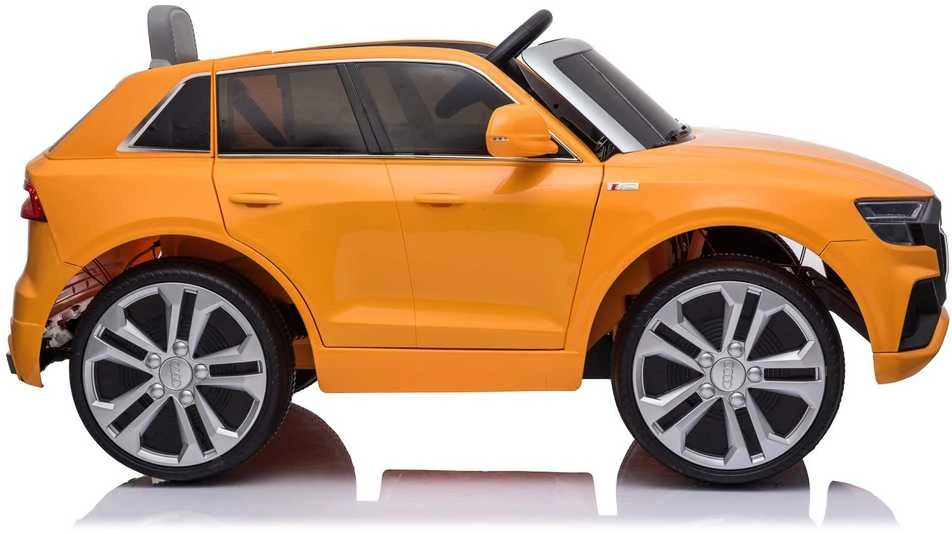 Lean Cars Elektromobilis vaikams Audi Q8 JJ2066, geltonas lakuotas