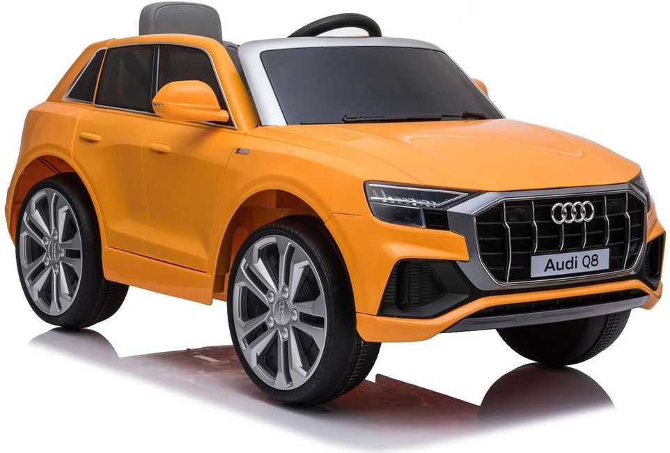 Lean Cars Elektromobilis vaikams Audi Q8 JJ2066, geltonas lakuotas