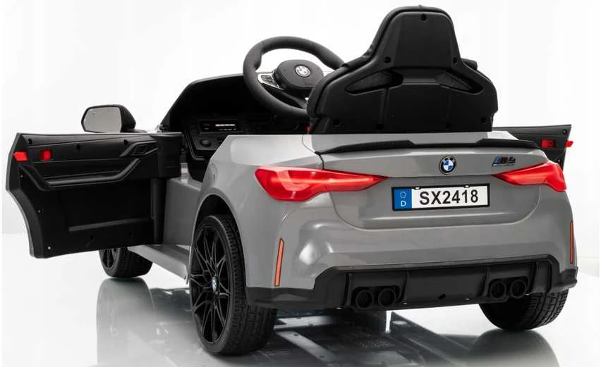 Elektromobilis vaikams BMW M4, pilkas